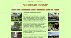 Desktop Screenshot of meinkleinesparadies.de